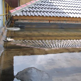 Waterproofing Membrane Torch On-<br>MasterPren 2003<br>Proyek Rumah Tinggal Jakarta